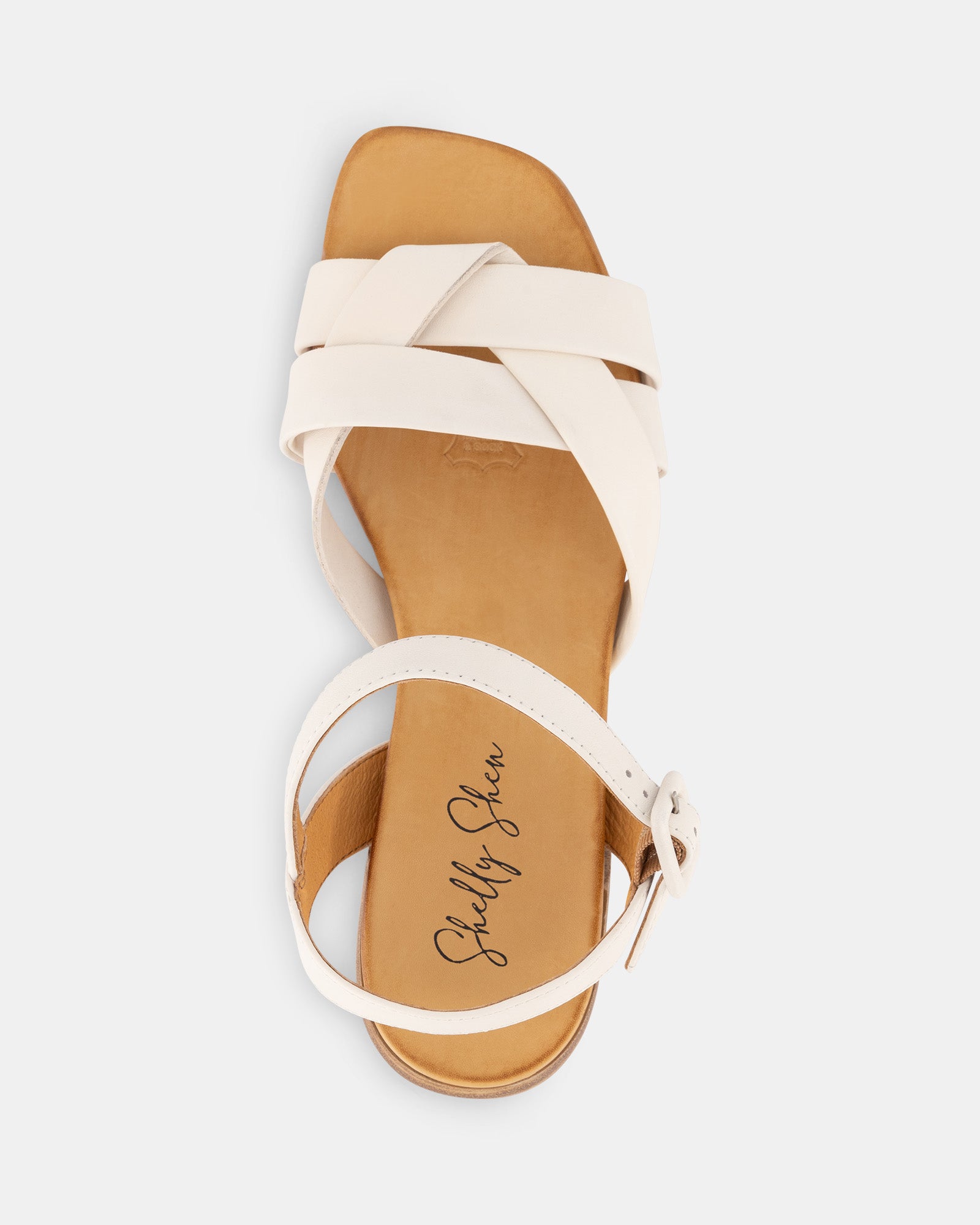 Margie Bone Leather Heel