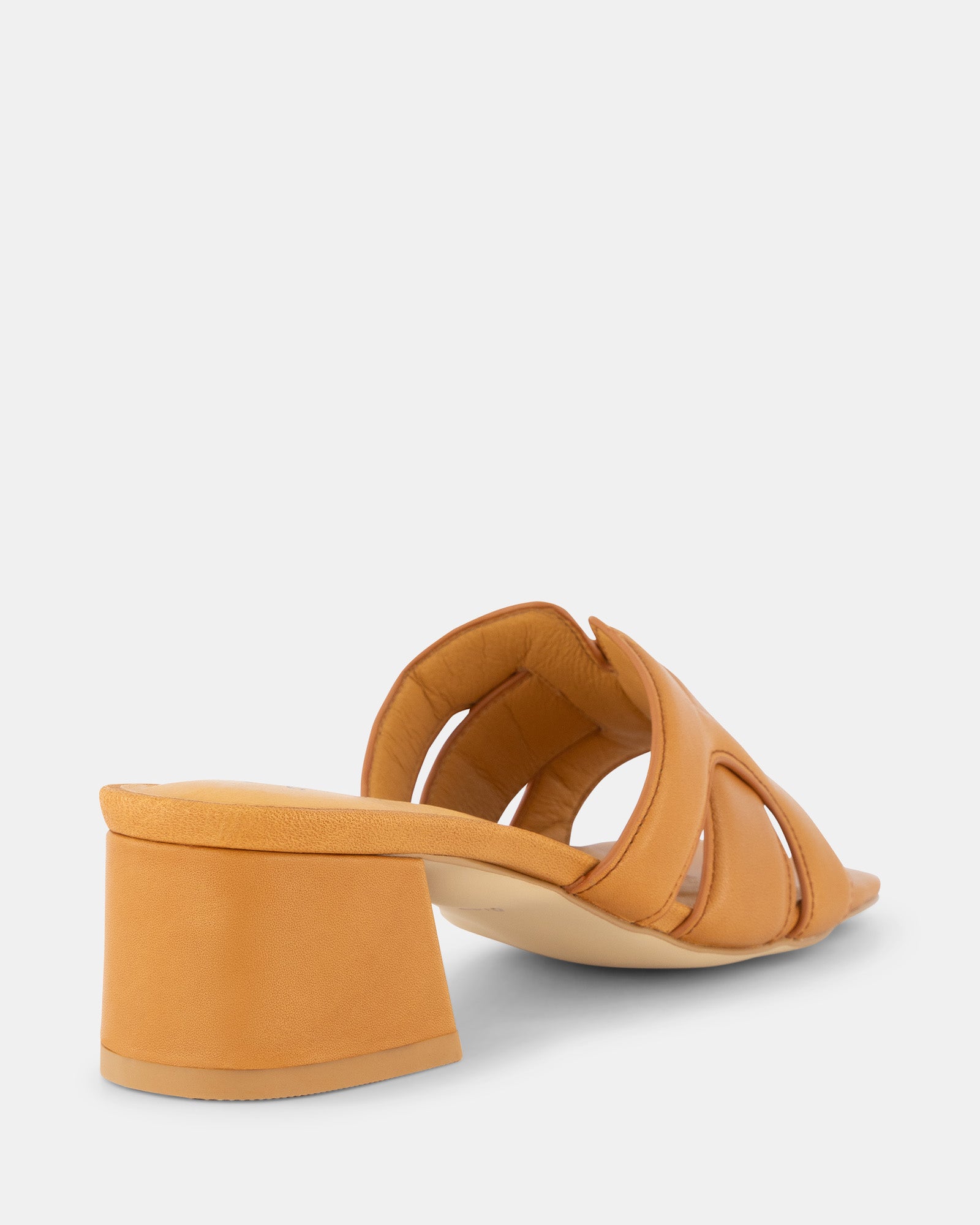 Maria Whisky Leather Mule