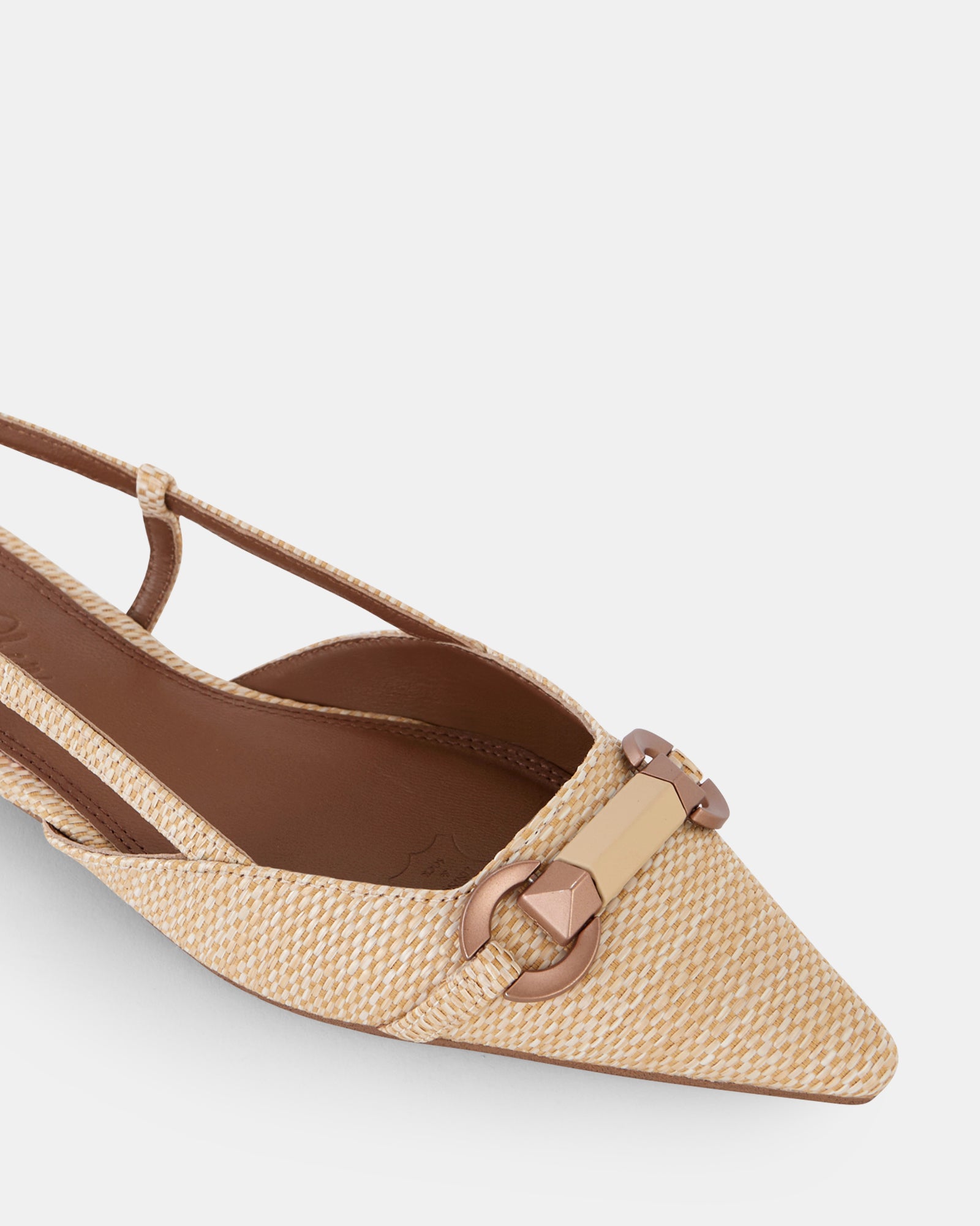 Miller Natural Leather Slingback