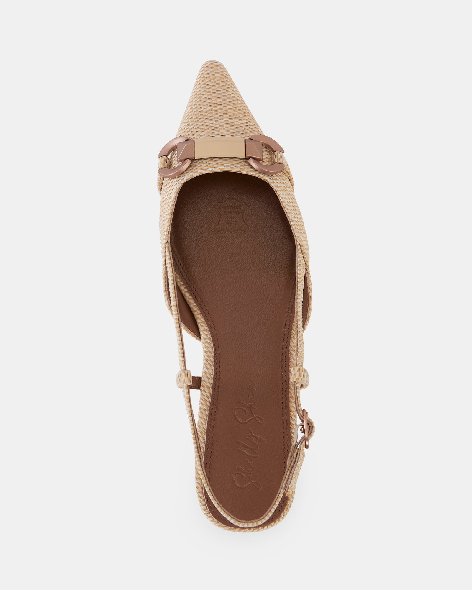 Miller Natural Leather Slingback