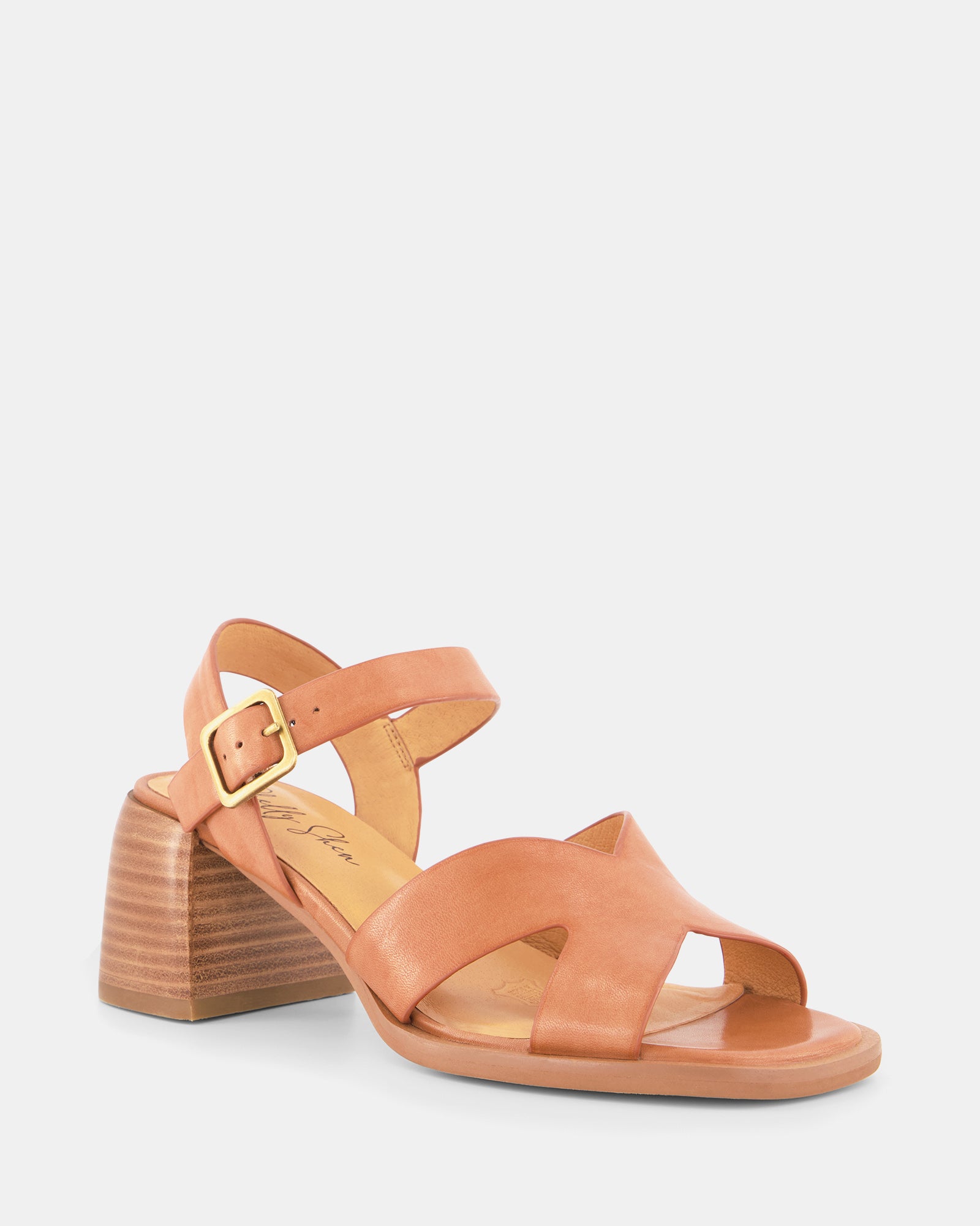 Minke Brandy Leather Heel