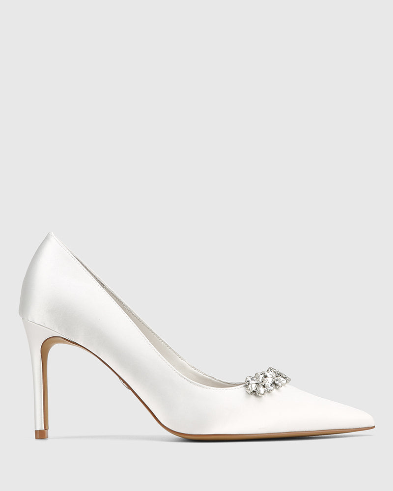 STARRY IVORY RECYCLED SATIN