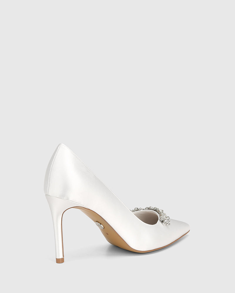 STARRY IVORY RECYCLED SATIN