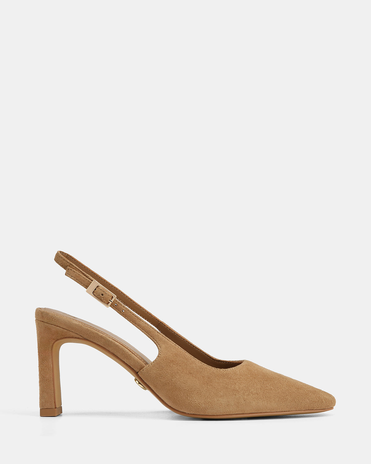 Tahli Sand Suede Leather High Slingback