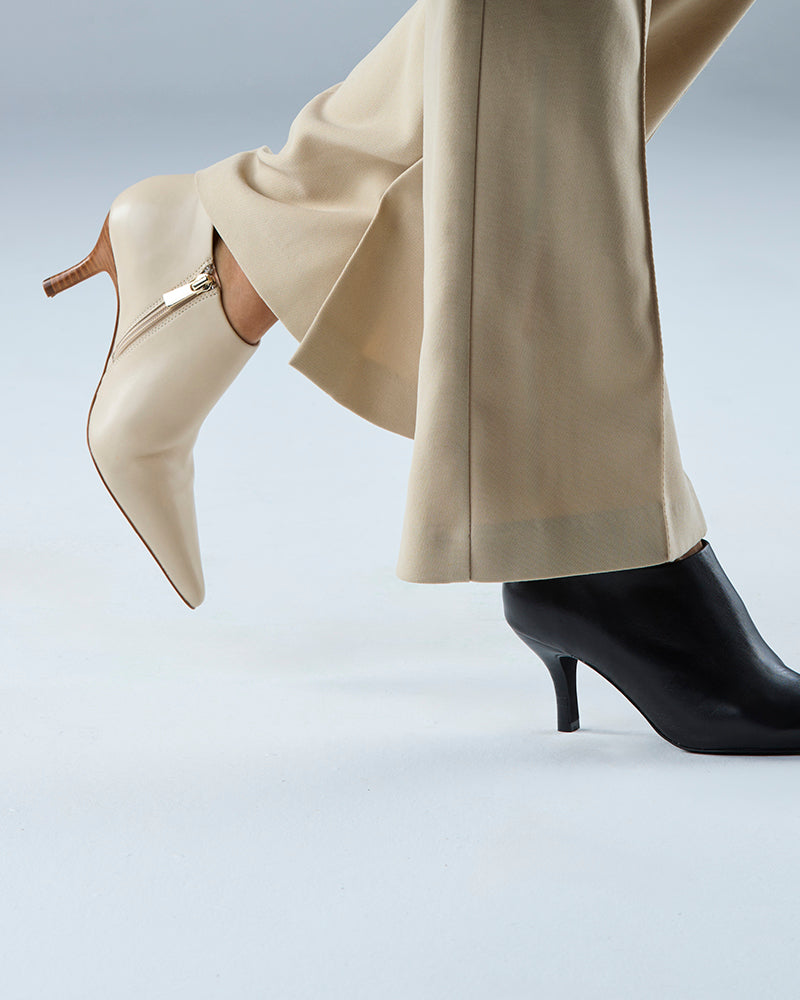 Tamyra Biscotti Leather Ankle Boot