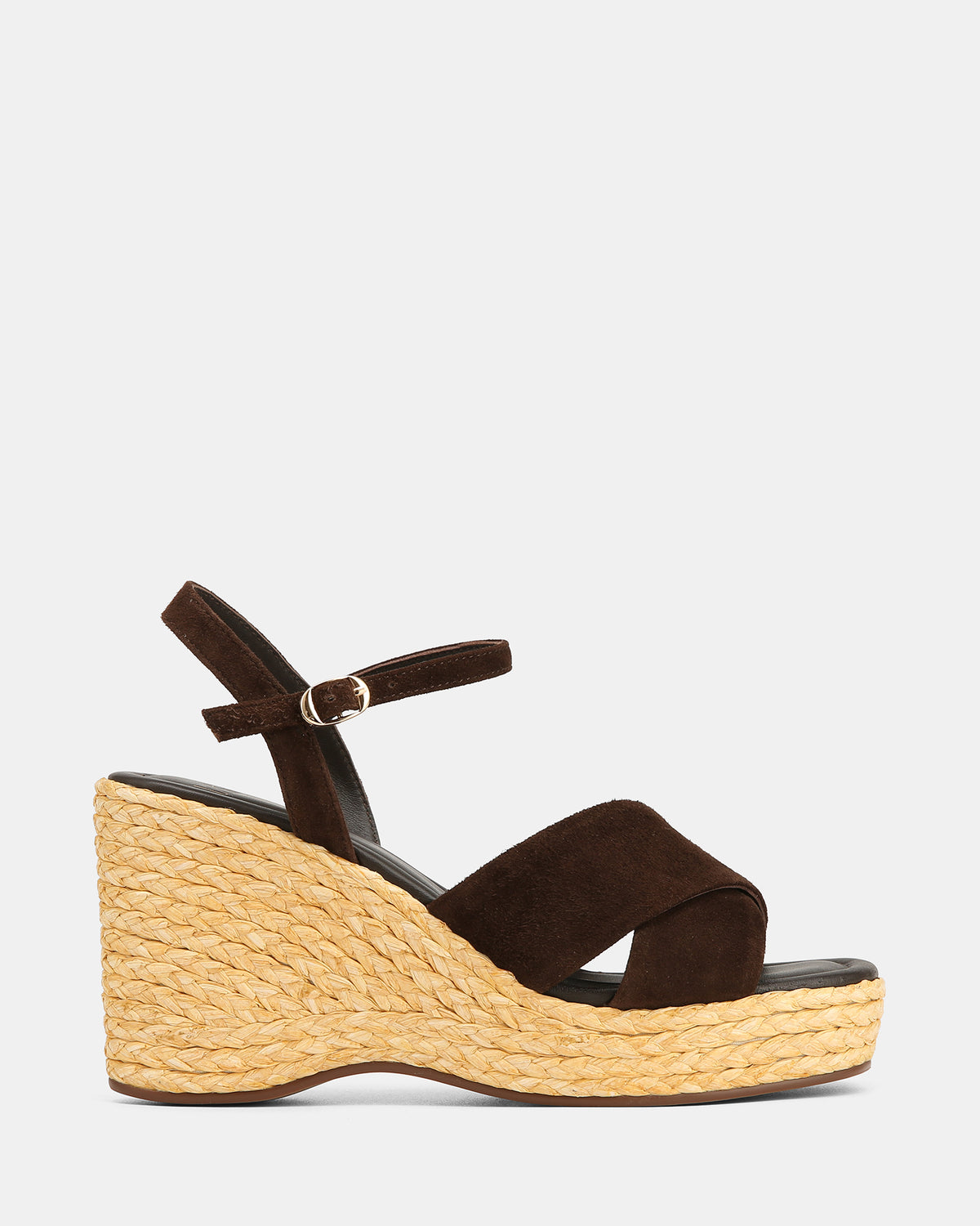 West Espresso Suede Wedges