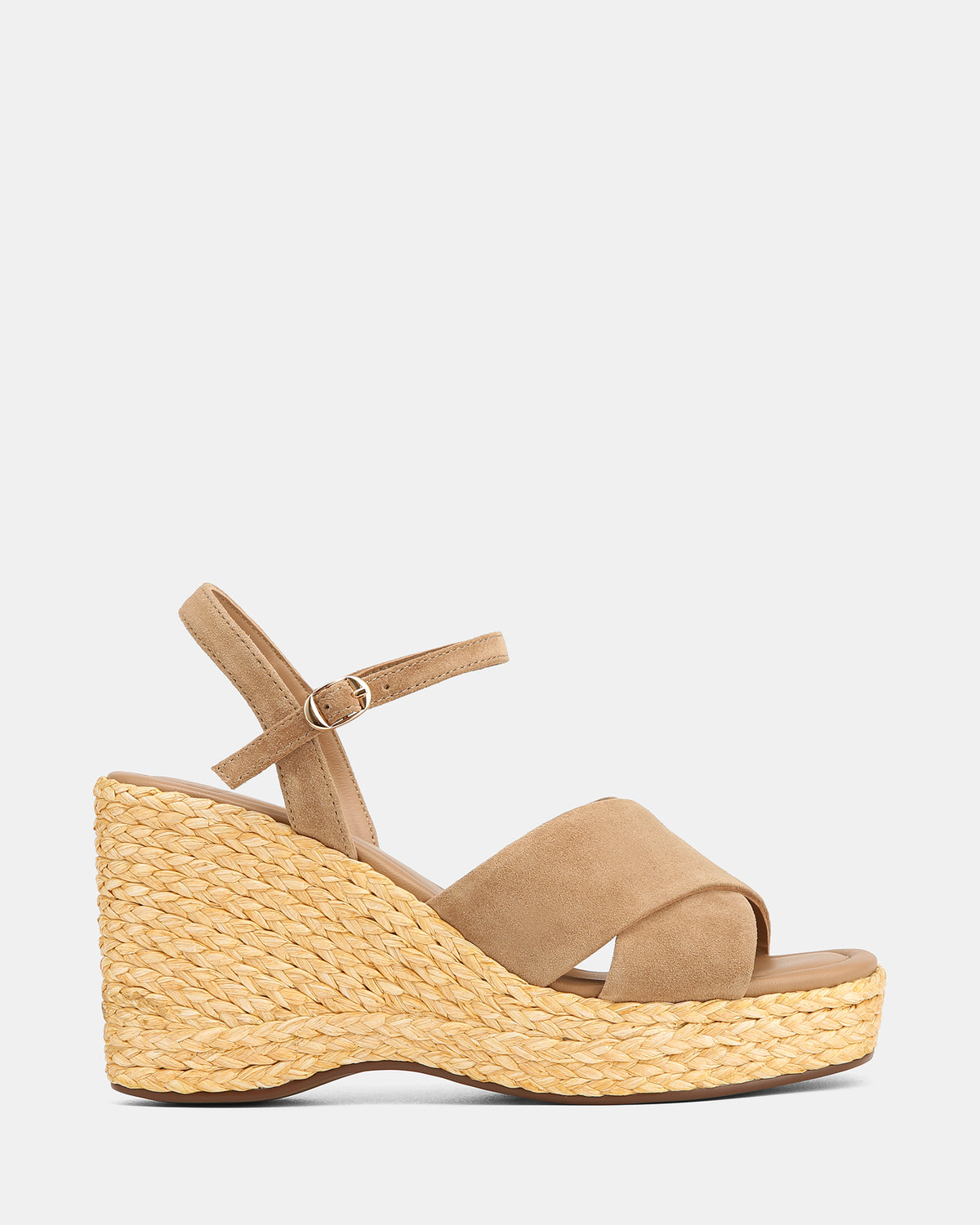 West Sand Suede Wedges