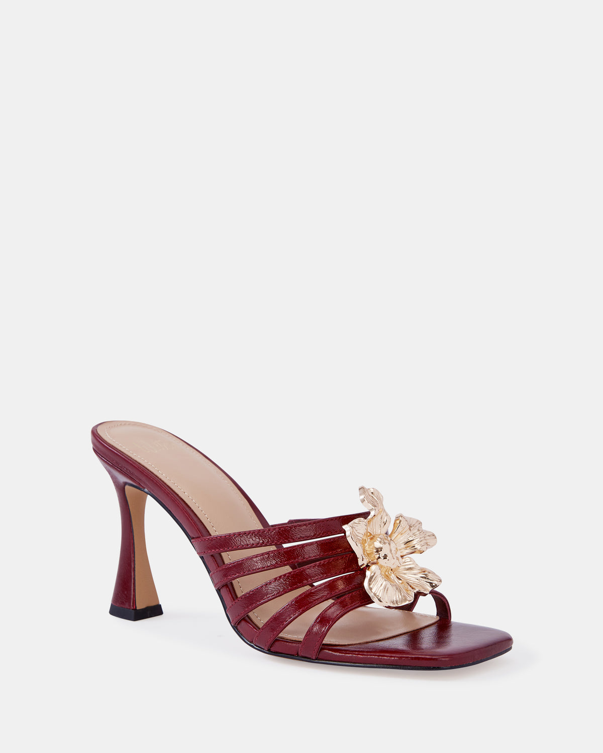 YANCY HIGH HEELS BERRY LEATHER