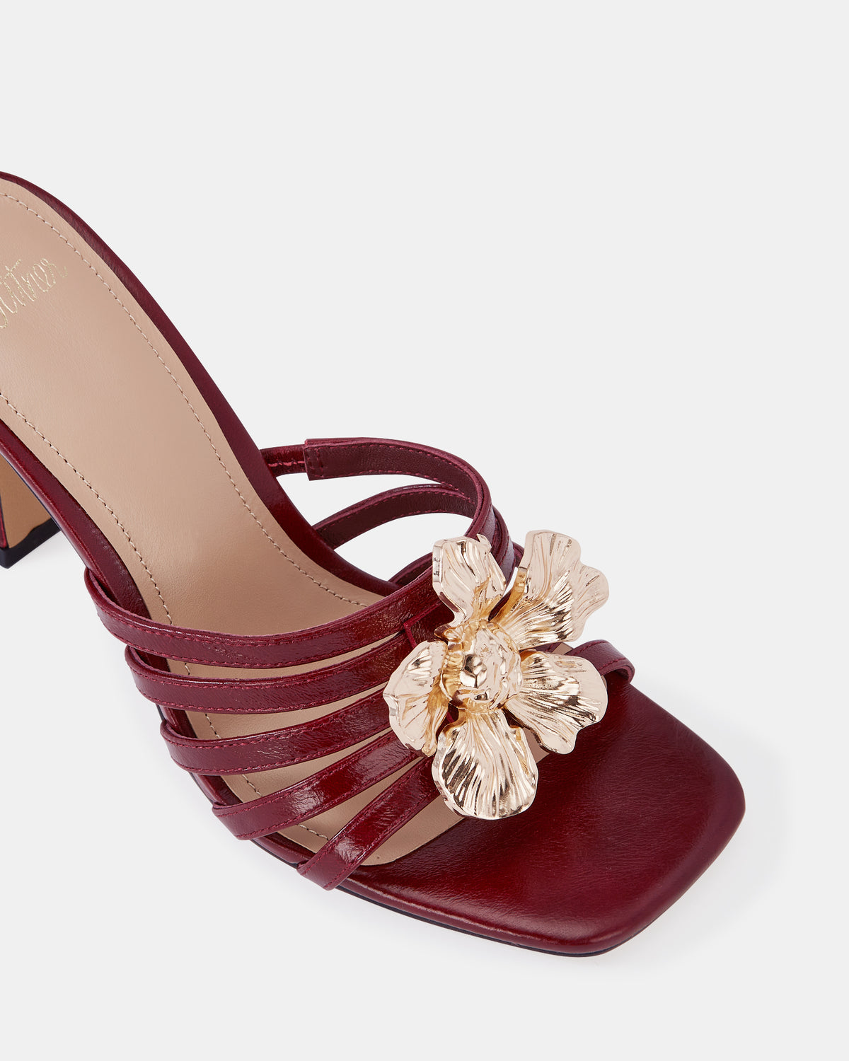YANCY HIGH HEELS BERRY LEATHER