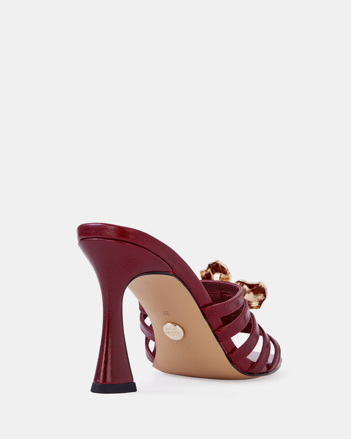 YANCY HIGH HEELS BERRY LEATHER