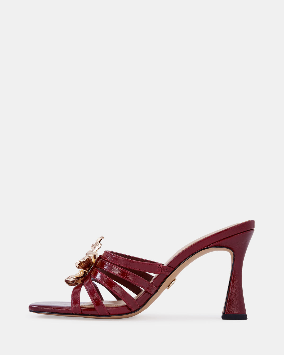 YANCY HIGH HEELS BERRY LEATHER
