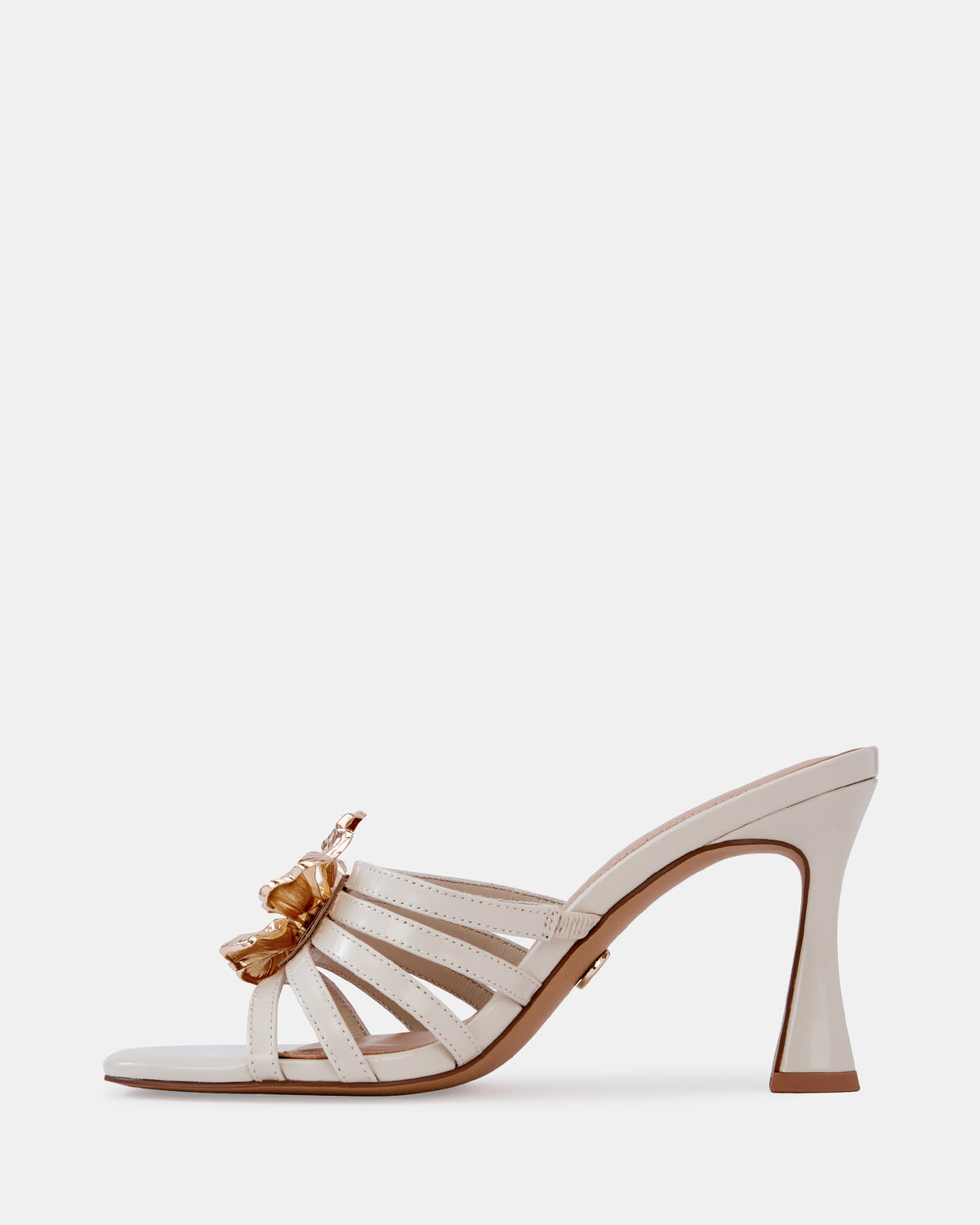 YANCY HIGH HEELS OPTIC WHITE LEATHER